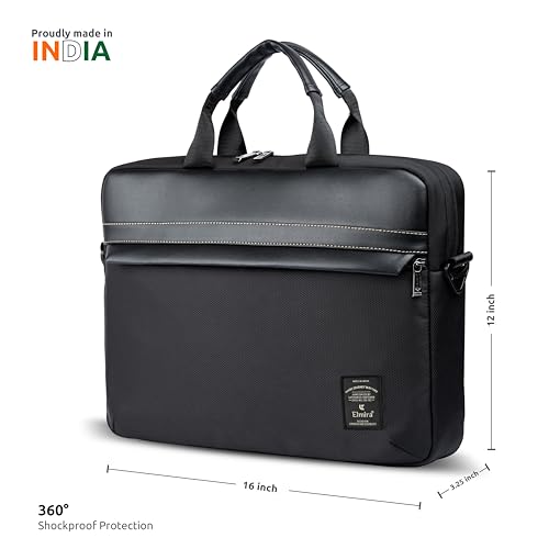 ELMIRA Laptop Messenger Bag for Men & Women – Stylish Office Bag, 15.6 Inch Executive Laptop Side Bag2