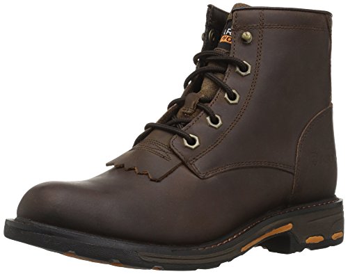 Ariat Unisex Workhog Lacer Western Boot, Brown, 11 M US Little Kid