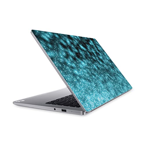 Vinyle autocollant autocollant peau pour Mi Notebook 14 par Monika Strigel Aqua Noir
