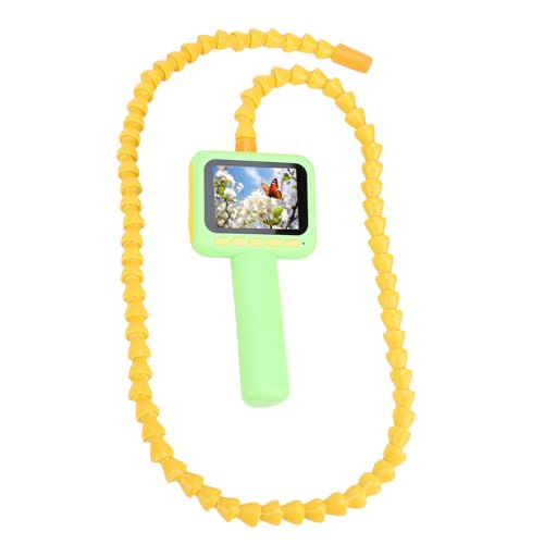 Alomejor Snake Scope, Cámara Tipo Serpiente a Prueba de Agua IP67 con Pantalla HD de 2,8 Pulgadas para Acampar Al Aire Libre y Educación Stem