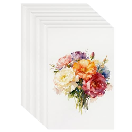 Papel de acuarela para pintura de artista en hojas sueltas 6x9