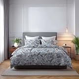 VelvetHome Pościel Bawełniana 160x200 cm, Komplet 3-częściowy, Certyfikat OEKO-TEX, Wyprodukowano w Polsce, Zamek Błyskawiczny, Poszwa 160x200 cm + 2x Poszewka 50x60 cm