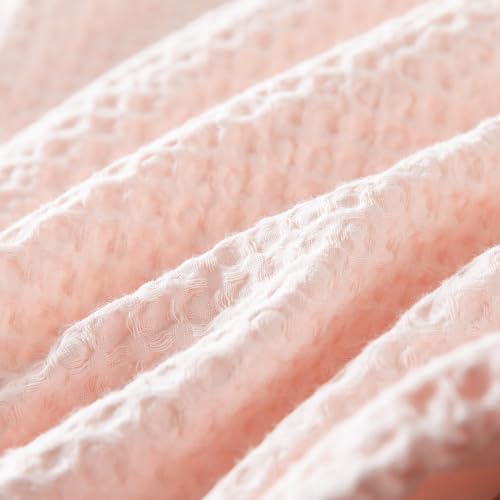 Honeilife Cotton Duvet Cover Queen - Soft Bedlinen Set 3-Pcs, Waffle Weave Bedding Duvet Cover Sets thumb #6