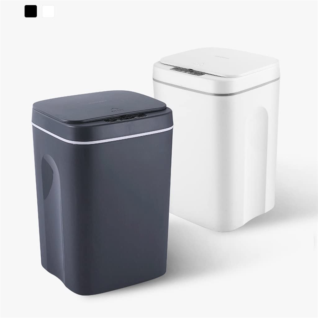Intelligent Trash Can Automatic Sensor Dustbin Sensor Electric Waste Bin Home Rubbish Can(OneColor)