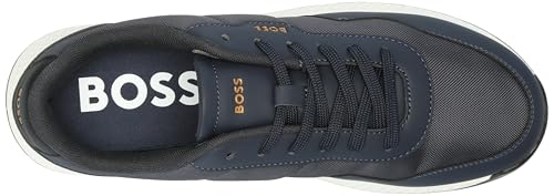 Image of BOSS Men's Leather Mix Low Top Sneaker