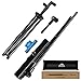EASTROCK Folding Music Sheet Stand 2 in 1 Dual-Use Portable Foldable Music Stand Desktop Book Stand with Carrying Bag, Lightweight Metal Music Stand Holder Suitable for Instrumental Performance