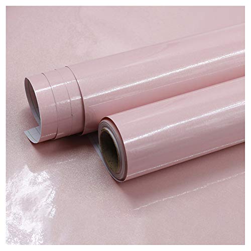 Vinilo impermeable para muebles de cocina con PVC protector rosa perlado 2
