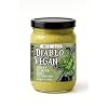 Diablo Vegan Mild Salsa, All Natural Creamy Cilantro Sauce, 12.5 oz bottle, Made with Lime Juice, Cilantro, Garlic, Jalapenos, Free of preservatives, gluten, soy, eggs, and nuts, Multi-Jar Discount Available