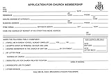 Application for Church Membership