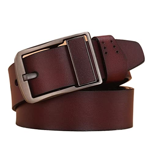 Fashion Belt For Men Pin Buckle Vintage Leather Mens Belt For Jeans Belts