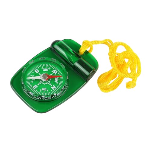 Skywalker Lanyard Compass with Safety Whistle (Green)