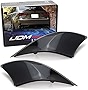 iJDMTOY Smoked Lens Rear Bumper Reflector Lenses Compatible with 2014-2020 Lexus is IS250 IS300 IS350 IS200t is-F, OE-Spec LH RH Assembly