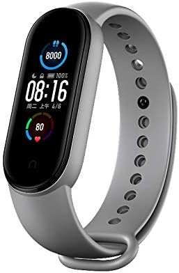 Bandas de repuesto compatibles con Xiaomi Mi Band 6Xiaomi Mi Band 5 BandAmazfit Band 5 Band, pulseras de silicona suave, correa deportiva ajustable