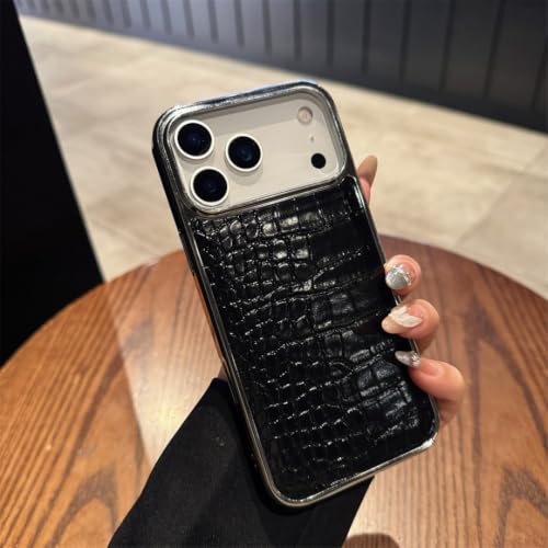 Coque iPhone Air antichoc et souple | Coque similicuir noire