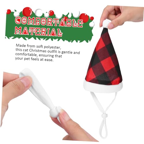 Disfraz navideño para perros y gatos POPETPOP miniatura 7