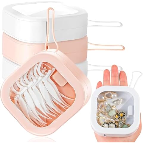 4Pcs Portable Hair Tie Organizer Set Cover