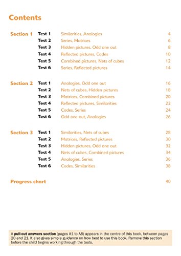 11+ Non-verbal Reasoning Rapid Tests Book 6: Year