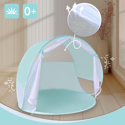 Action Air Portable Anti-UV Pop-Up Beach Tent- Ultimate Sun Shelter & Kids\' Play Tent (Green) - Thumbnail 4