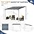 MEISSALIVVE 10' x 10' Wall Mounted Lean to Metal Awning with Sloped Roof, Outdoor Patio Gazebo Awning for Backyard, Deck, White