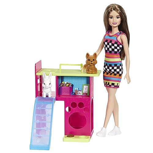 Muñeca Barbie Bird con Animales multicolor miniatura 2