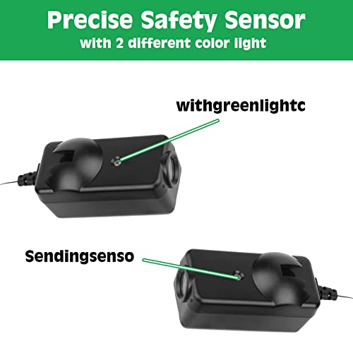 Safety Door Sensors Beam Eyes: Garage Door Opener 2 Pack Garage Sensor For Liftmaster Chamberlain 41A5034 Garage Sensor - Replacement Garage Door Sensors #TOP3
