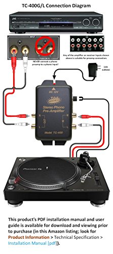TCC TC-400G/L RIAA Phono Preamp, Pre-amp (Preamplifier) - Thumbnail 4