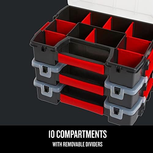 CRAFTSMAN Storage Organizer, Small Parts Organizer, 3Packs with 10