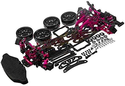 Hobbypower 1/10 Alloy & Carbon Awd Drift Racing Car Frame Body Kit #TOP22