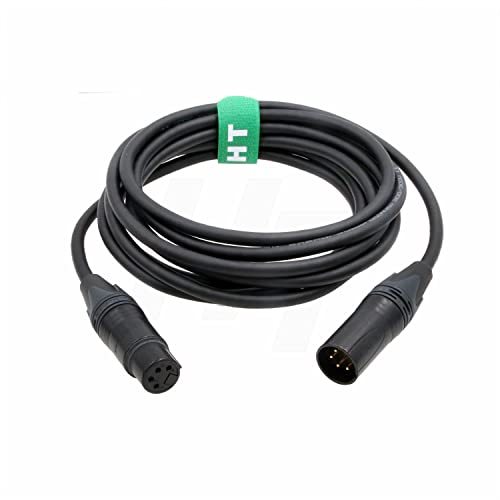 Amazon.co.jp: HangTon XLR 4ピン電源ケーブル オス-4ピンメス 3