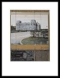 Bezeichnung: Christo Wrapped Reichstag - Nordportal - Collage 1994