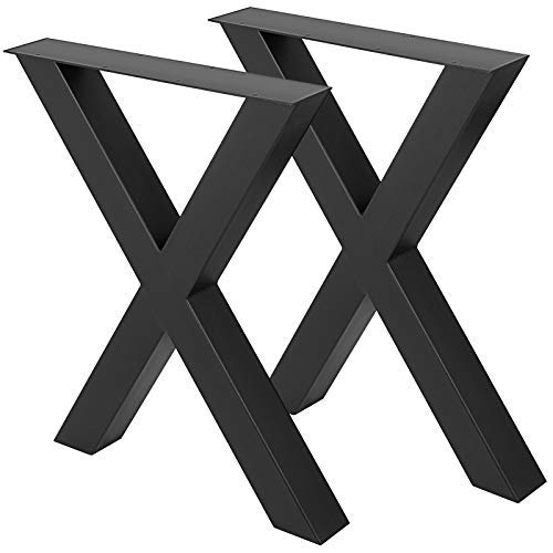 Juego de 2 patas de acero para mesa de comedor o mesa de ordenador, de la marca Kitgarn Cover