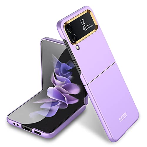 Étui pour Samsung Z Flip 4 violet pailleté parfait pour vos sorties