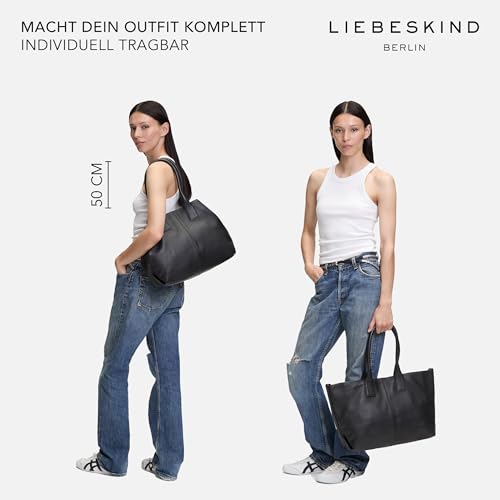 LIEBESKIND Berlin Shopper „Chelsea Shopper M“ – Shopper aus Leder – großzügige Fächer – Ansicht 2