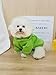 QWINEE Frog Dog Hoodie Dog Warm Jacket Coat Puppy Sweatshirt Christmas Halloween Dog Costume Cosplay Winter Dog Clothes Pet Apparel for Small Medium Dogs Cats Kitten Green M