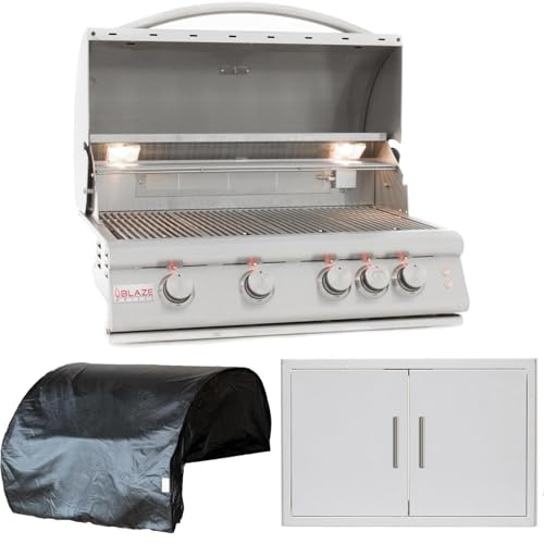 Blaze Premium LTE 3-Piece 32-Inch Propane Outdoor Kitchen Package - BLZ-4LTE2-LP-3PC-SC