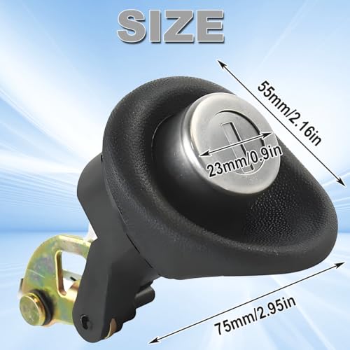 ZAMDOE 7701367940 zamek klapy bagażnika do Renault Twingo [1996-2007], do Dacia Logan [2004-2012] Sandero [2008-2012] blokada cylindra zamka zamka bagażnika zamek do drzwi z tyłu