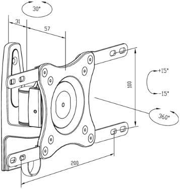 Wall plate dimensions and mounting points