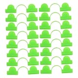 LOORGVEL 50 pièces Lot de Clips Serre Plastique Double Tête Pinces Anti-vent pour Fixati...
