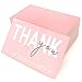 RXBC2011 Thank you for your support Card Client Appreciation Cards Greeting Package Insert for online business pack of 100 pink