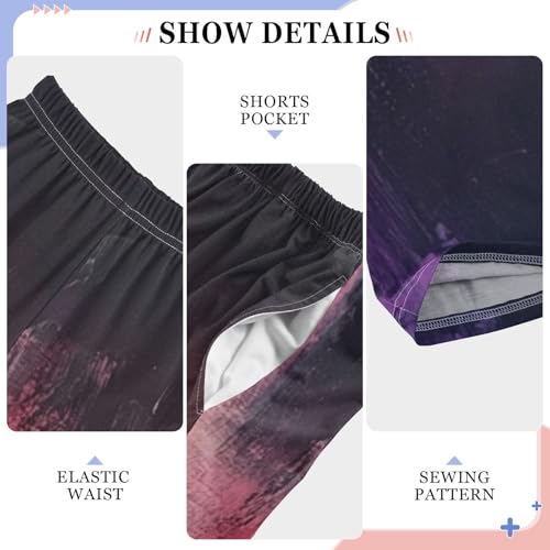 Boys' Pants Ombre Pigment Long Bottoms Jogger Pants Elastic Waist Trousers with Pockets S-XL4