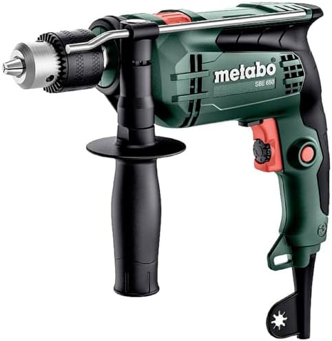 metabo Perceuse à percussion SBE 650-650 W Puissance nominale Mandrin 13 mm Couple 10 Nm V...