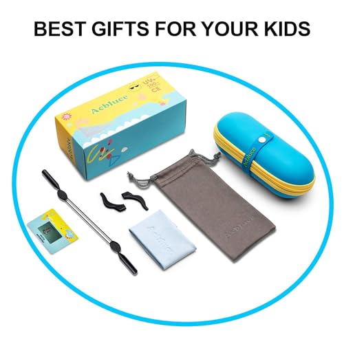 Acbluce Kids Sunglasses Girls Polarized Sports Child Teen Youth For Uv400 Protection Pink Glasses Age 6-12 thumb #5