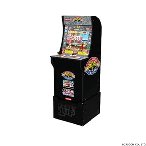 ARCADE1UP Street Fighter 2 – Classic 3-in-1 Home Arcade Cabinet with Licensed Riser