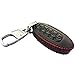 Coolbestda Leather 5Buttons Key Fob Cover Case Keyless Jacket Protector for 2017 2018 2019 2020 2021 Nissan Rogue Murano Altima Sedan Pathfinder Maxima KR5S180144014 Infiniti g35 qx56 q50 qx60 qx80