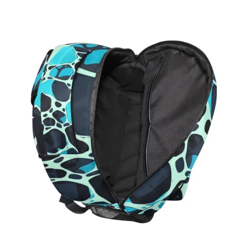 Sac à dos imprimé léopard bleu dessin animé pour école - 5