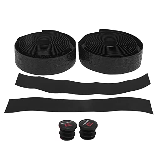 VGEBY Bike Handlebar Tape, Lightweight Waterproof Handlebar Tape, Bicycle Silicone Bar Strap(Snow Pa