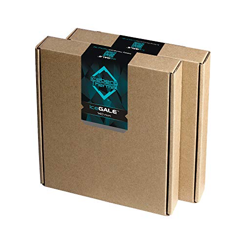 IceGALE Iceberg Thermal 140mm PWM Premium Case Fan (Black) 1