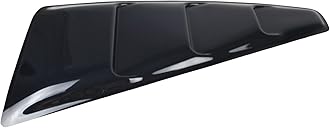 Window Side Louvers Compatible With 2005-2014 Mustang, Quarter Panel Translucent Smoked Tail Deck Lid Bodykit by IKON MOTORSPORTS