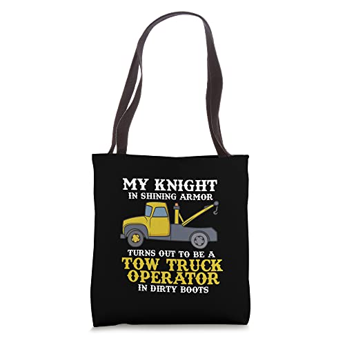 Tow Truck Driver Design For Trucker Wife - In Dirty Boots Tote Bag