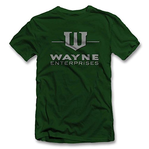 shirtground Wayne Enterprises T-Shirt Dunkelgruen-Dark-Green L